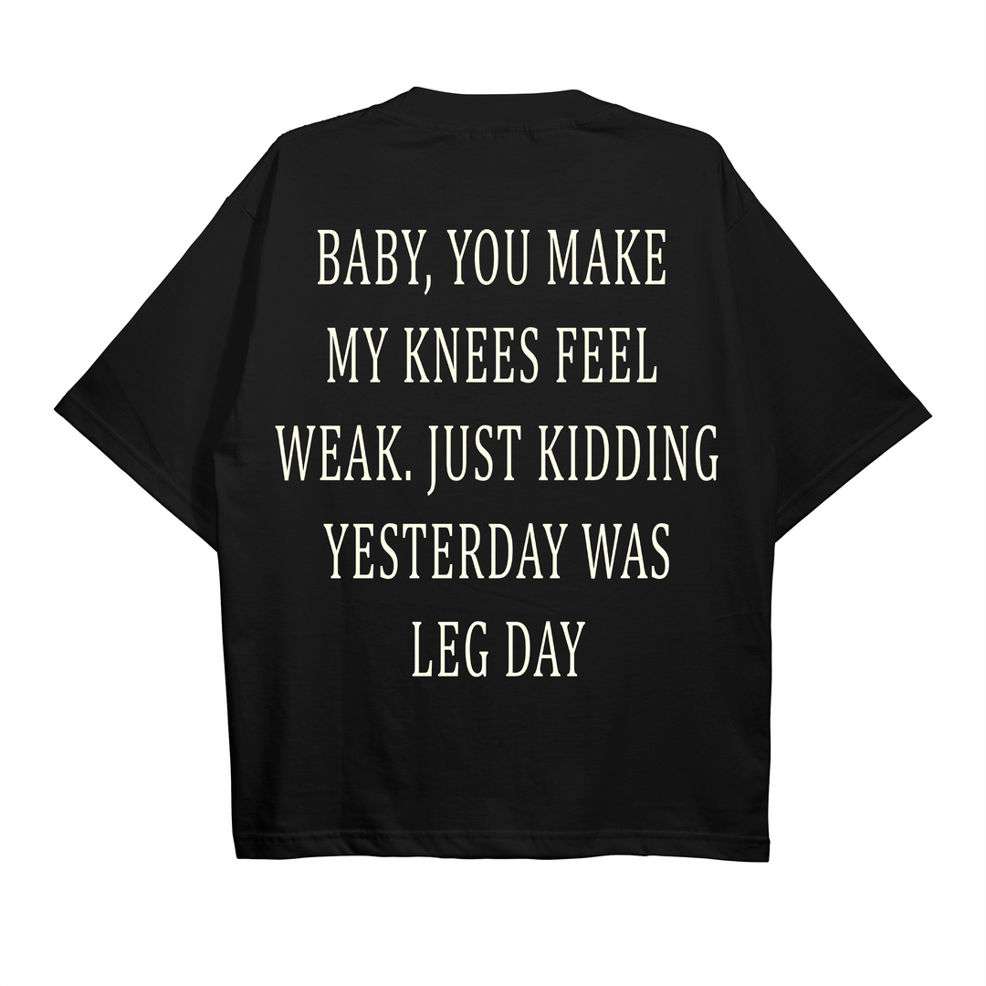 Feel weak (Backprint) Oversize Blast
