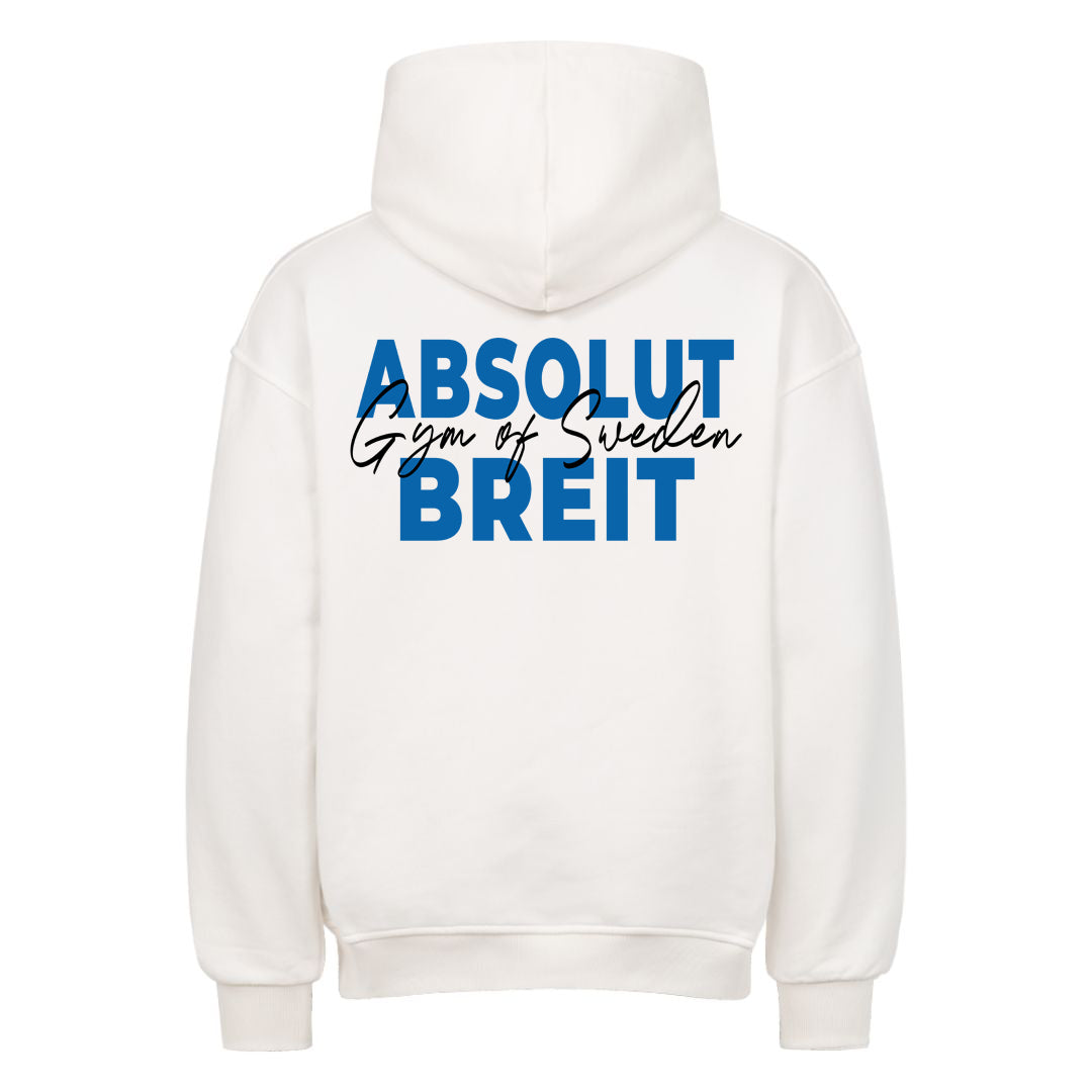 Absolut Breit (Backprint) Oversized Hoodie
