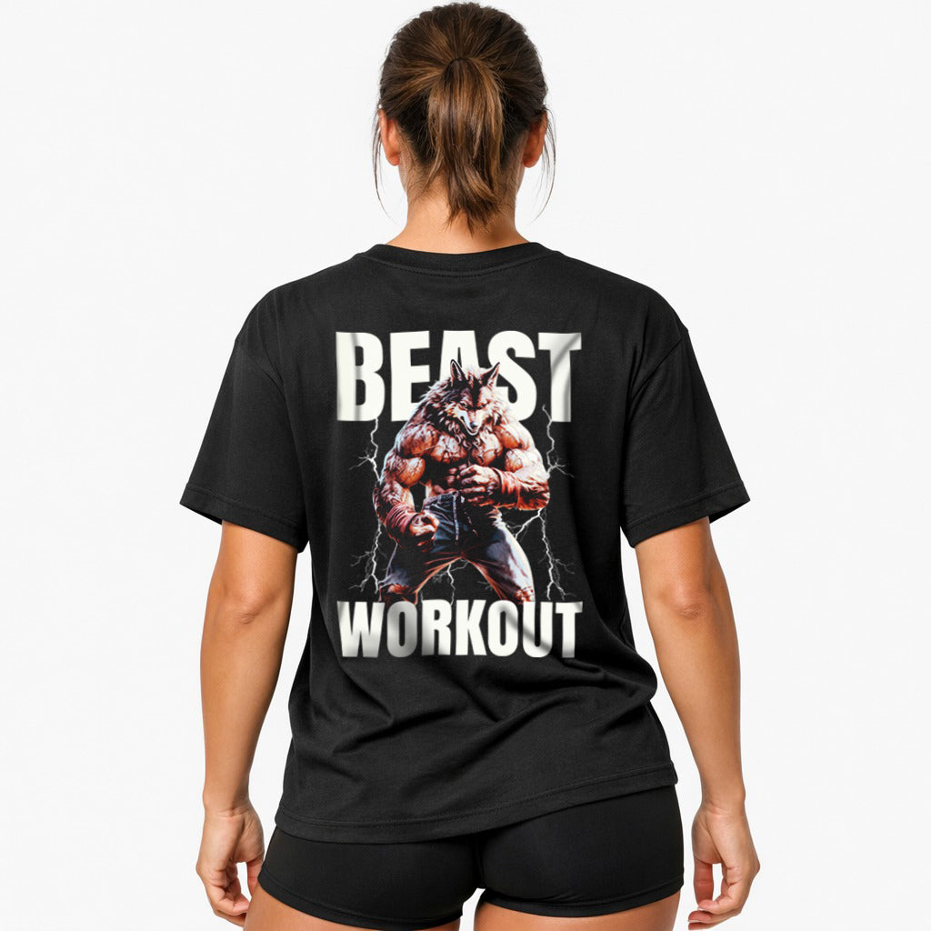 Beast Workout (Backprint) Oversized Shirt