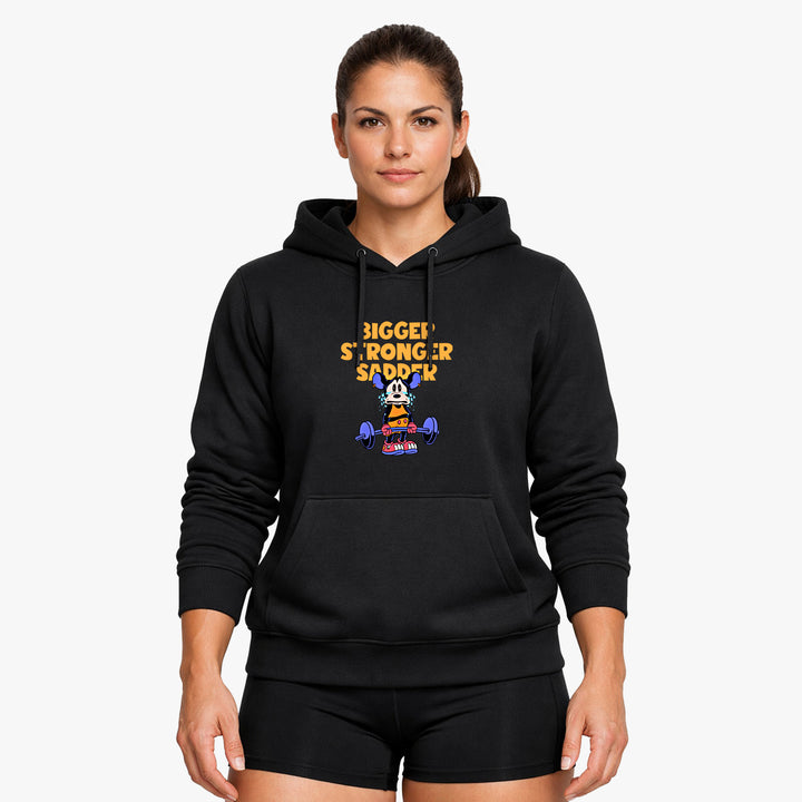 Grotere, sterkere, droevigere hoodie