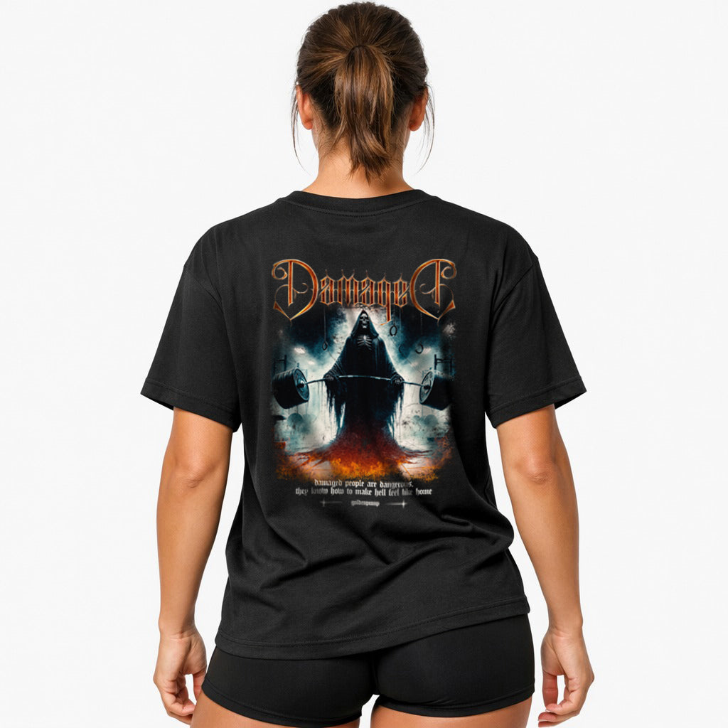 Damaged (backprint) Oversized Shirt