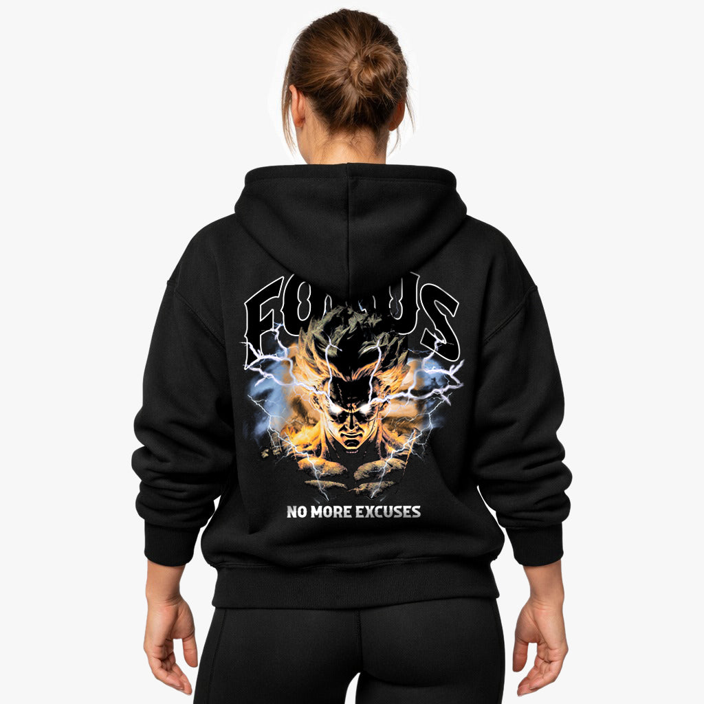 Focus Oversized (rugafdruk) hoodie