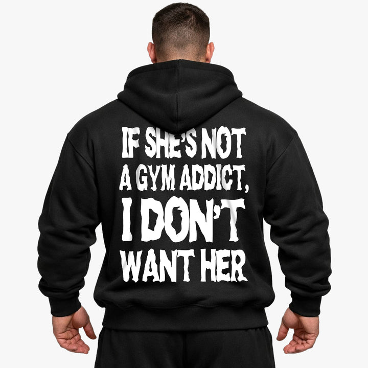 Gym Addict Oversized Hoodie