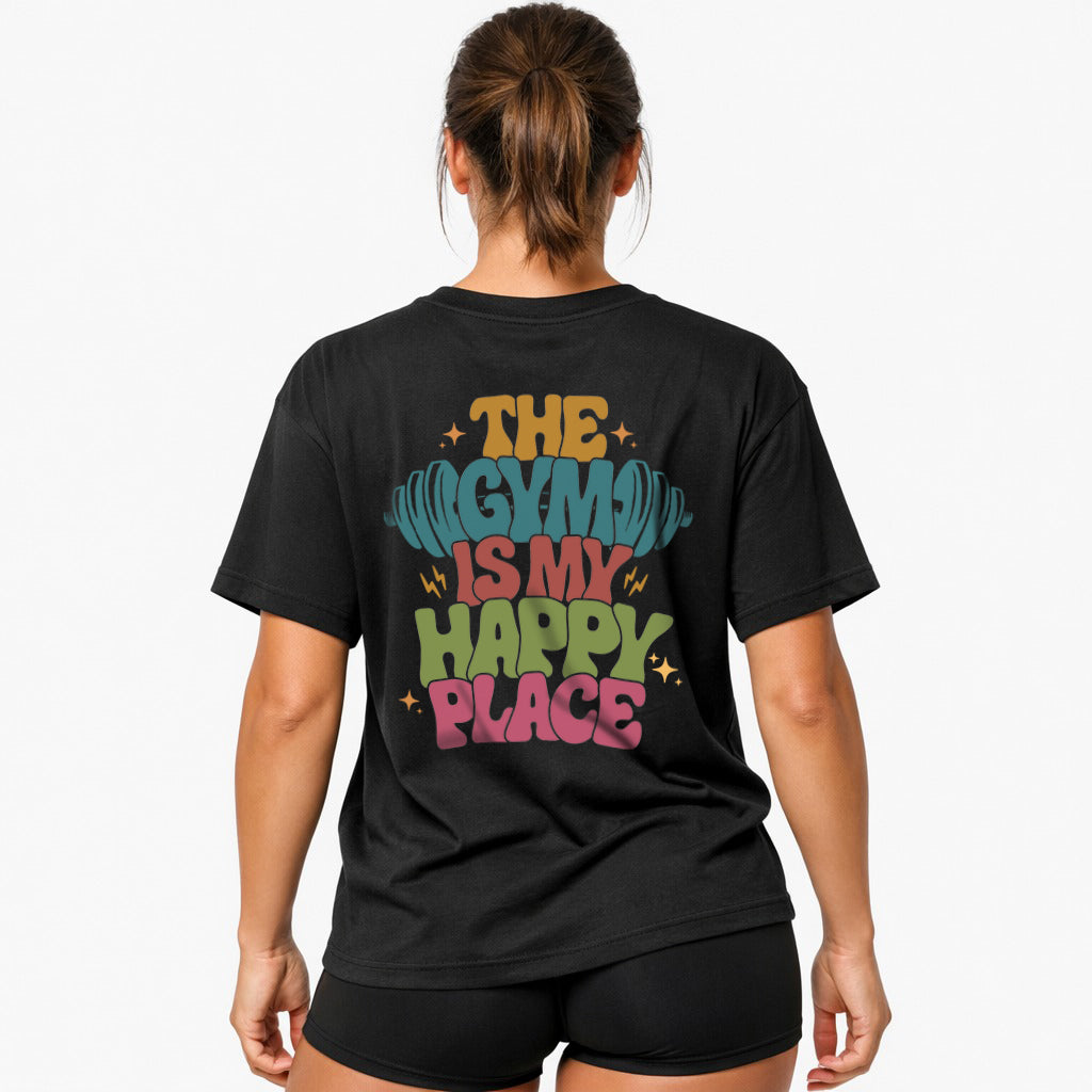 Happy Place (Backprint) Oversized Shirt