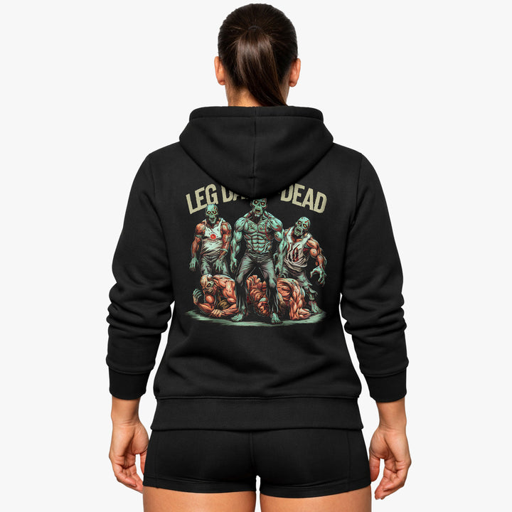 Leg day of the dead (backprint) hoodie