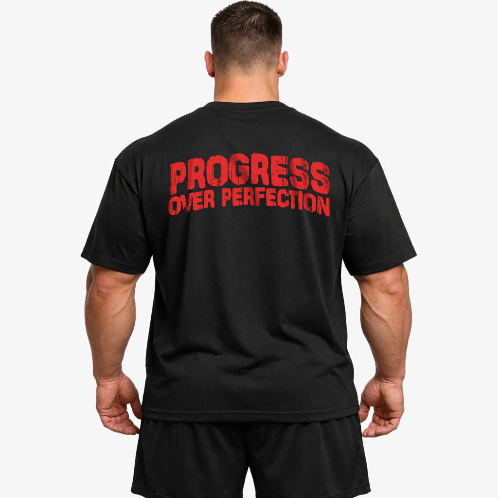 Progress Over Perfection (Backprint) Oversized Shirt