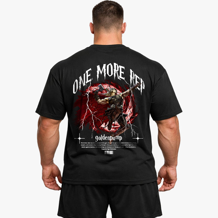 One more rep Oversized (Backprint) Shirt