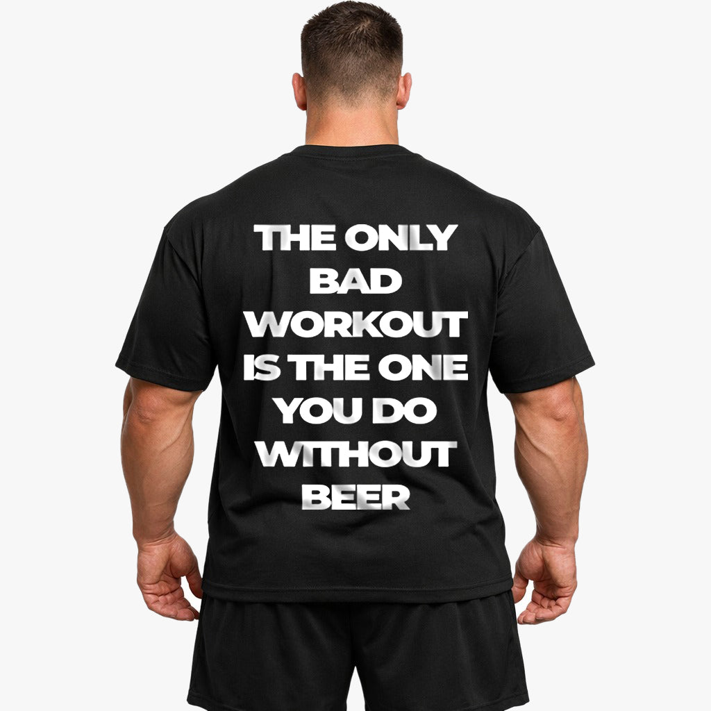 Seulement un mauvais entraînement Chemise surdimensionnée (avec impression au dos)