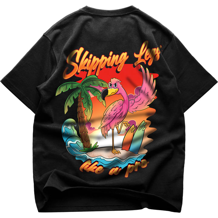 skipping legs Oversized (Backprint) Shirt