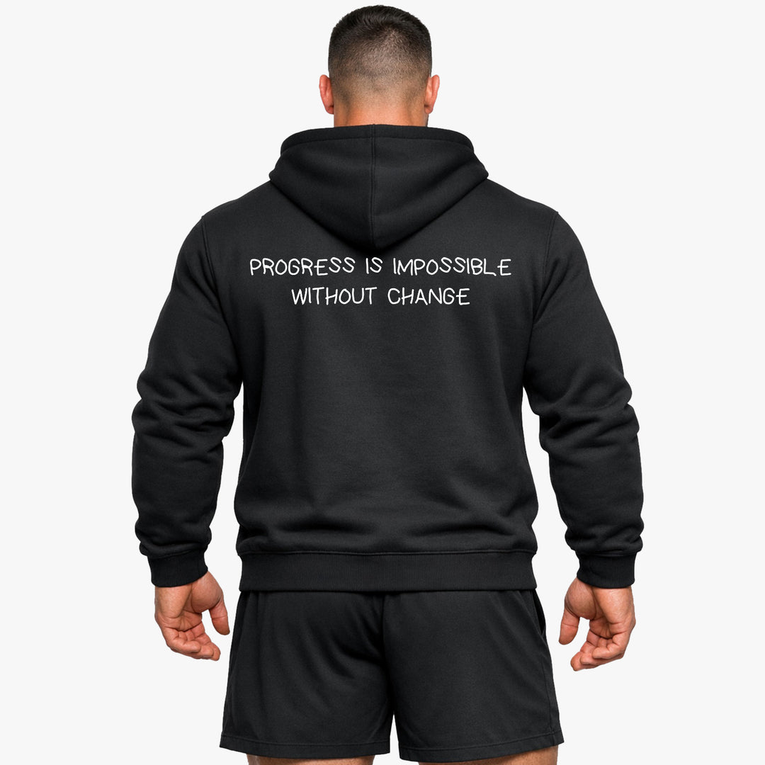 PROGRESS IS IMPOSSIBLE WITHOUT CHANGE (Backprint) Hoodie