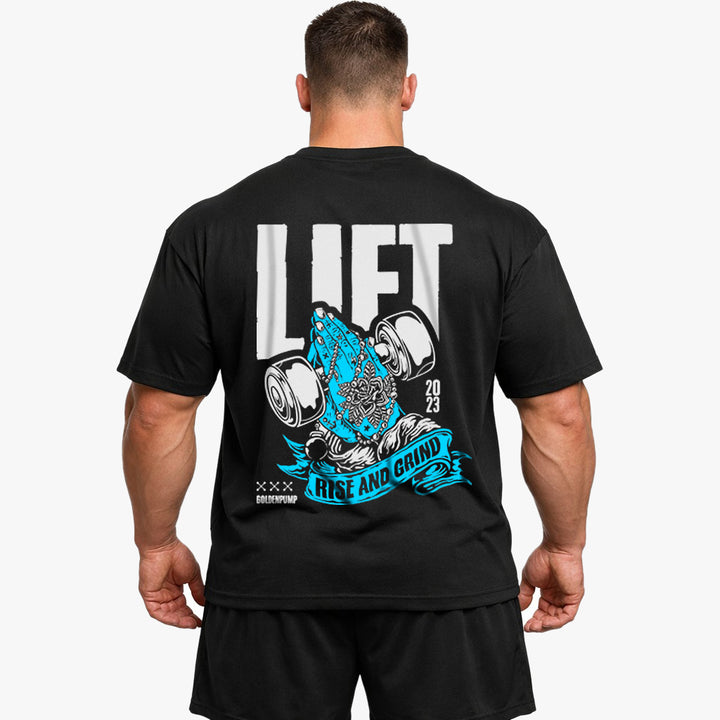 Rise and grind (Backprint) Oversized Shirt