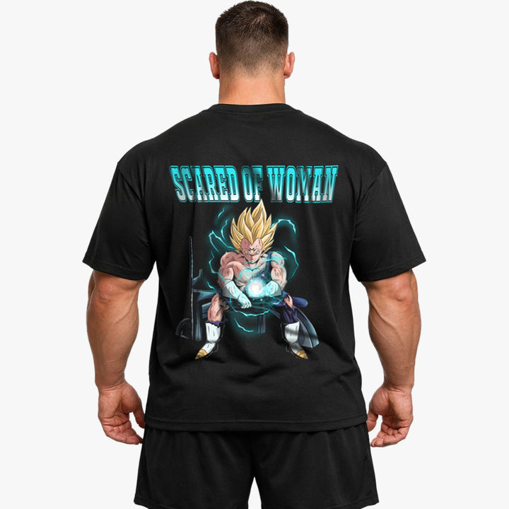 Scared of Woman Oversized (Backprint) Shirt