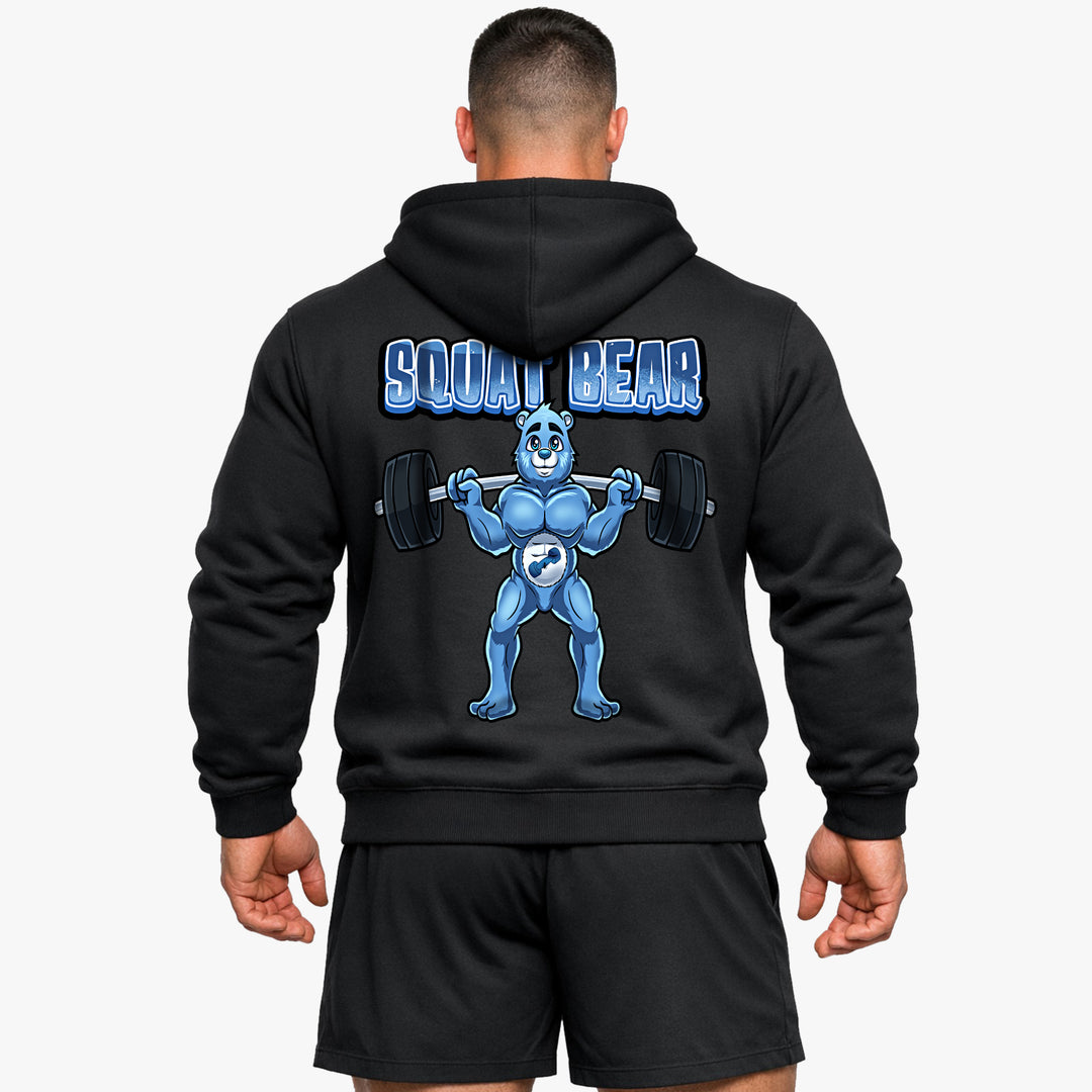 Squat Bear (backprint) Hoodie