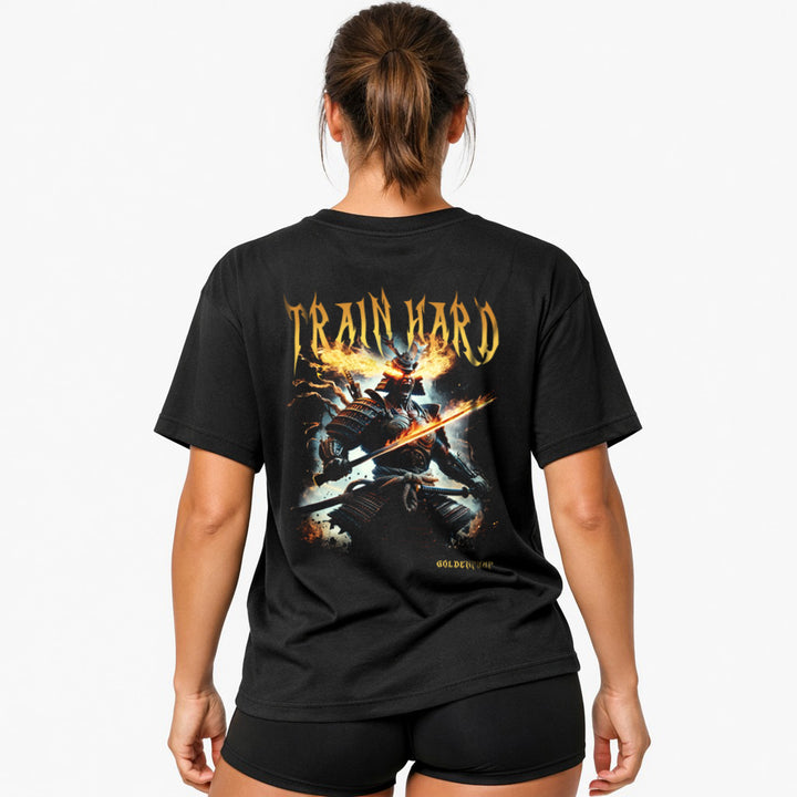 Train hard Oversized (Backprint) Shirt