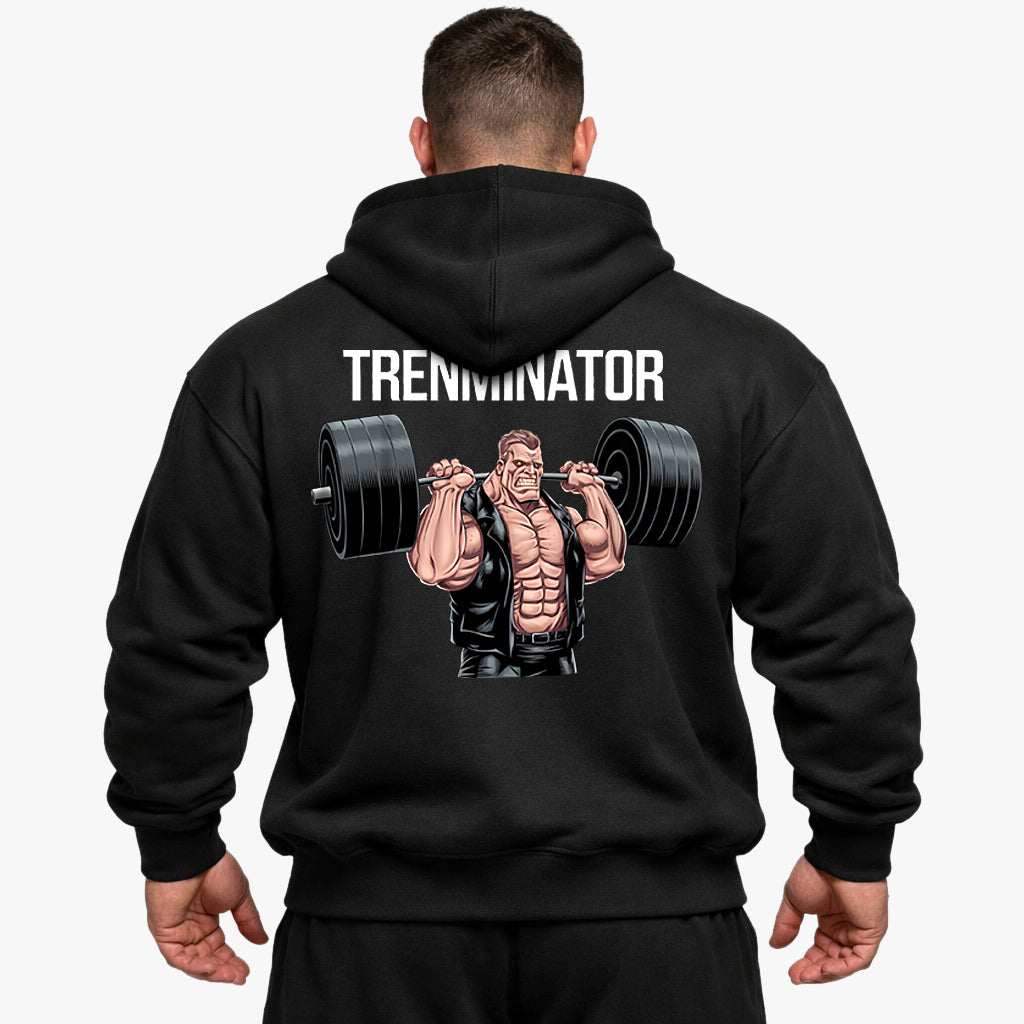 Trenminator oversized hoodie (achterafdruk).