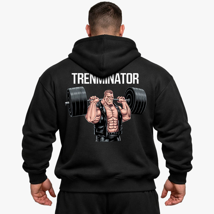Trenminator oversized hoodie (achterafdruk).