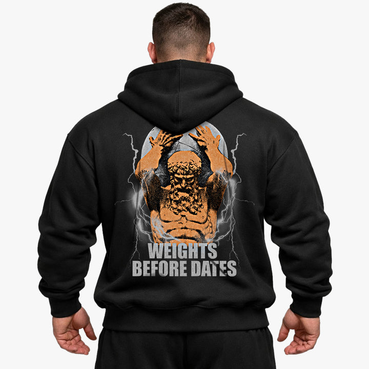 Weights before dates  Oversized Hoodie