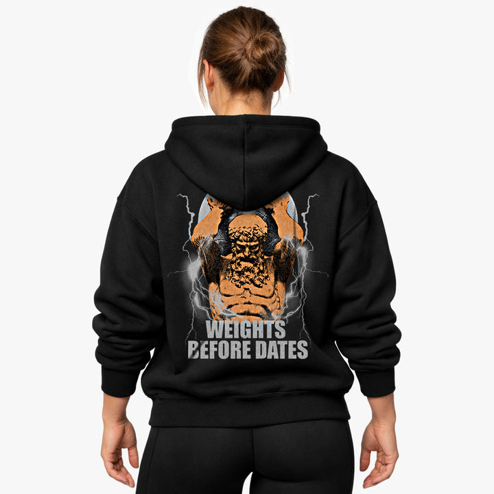 Weights before dates  Oversized Hoodie