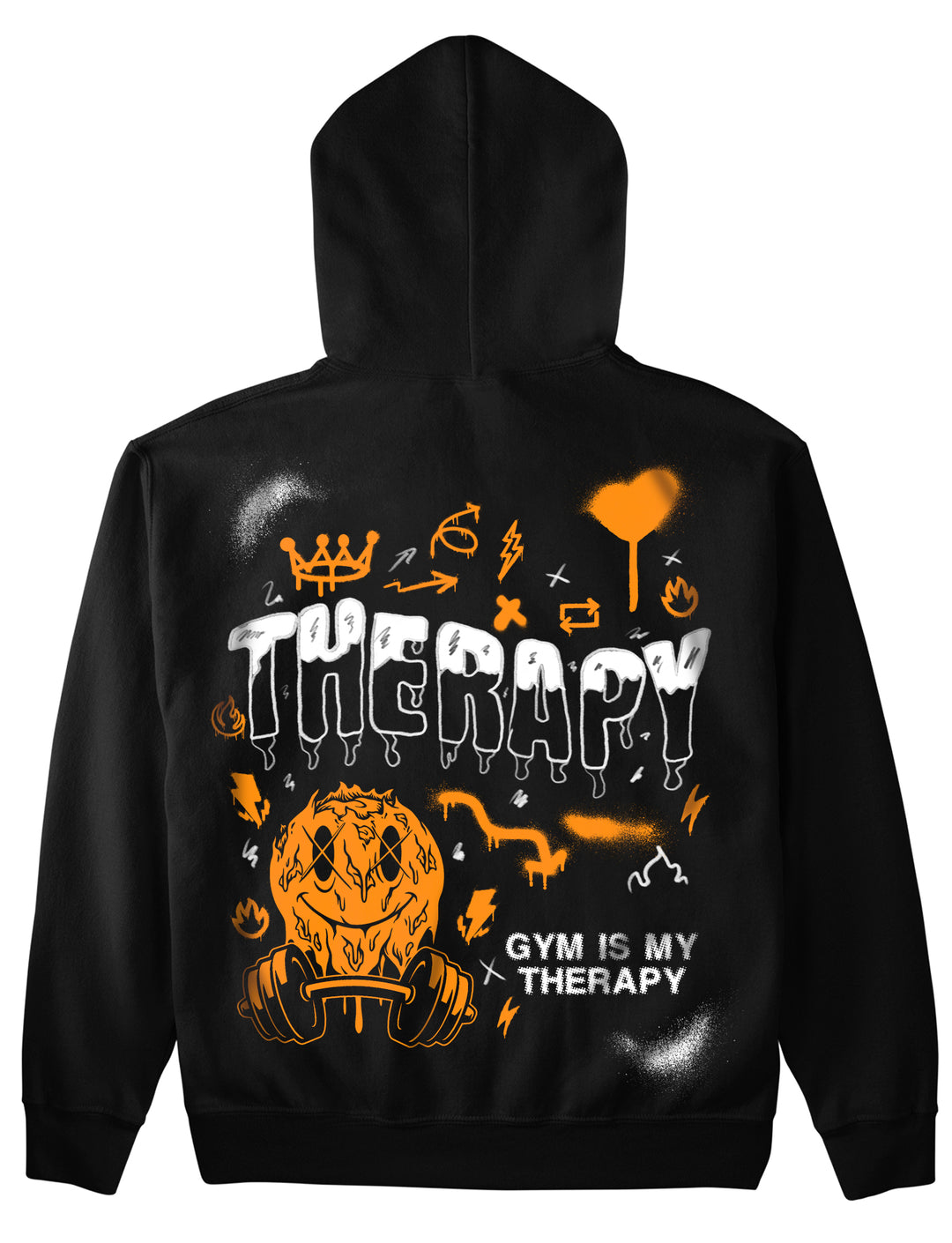 Gym Therapy (Backprint) Hoodie