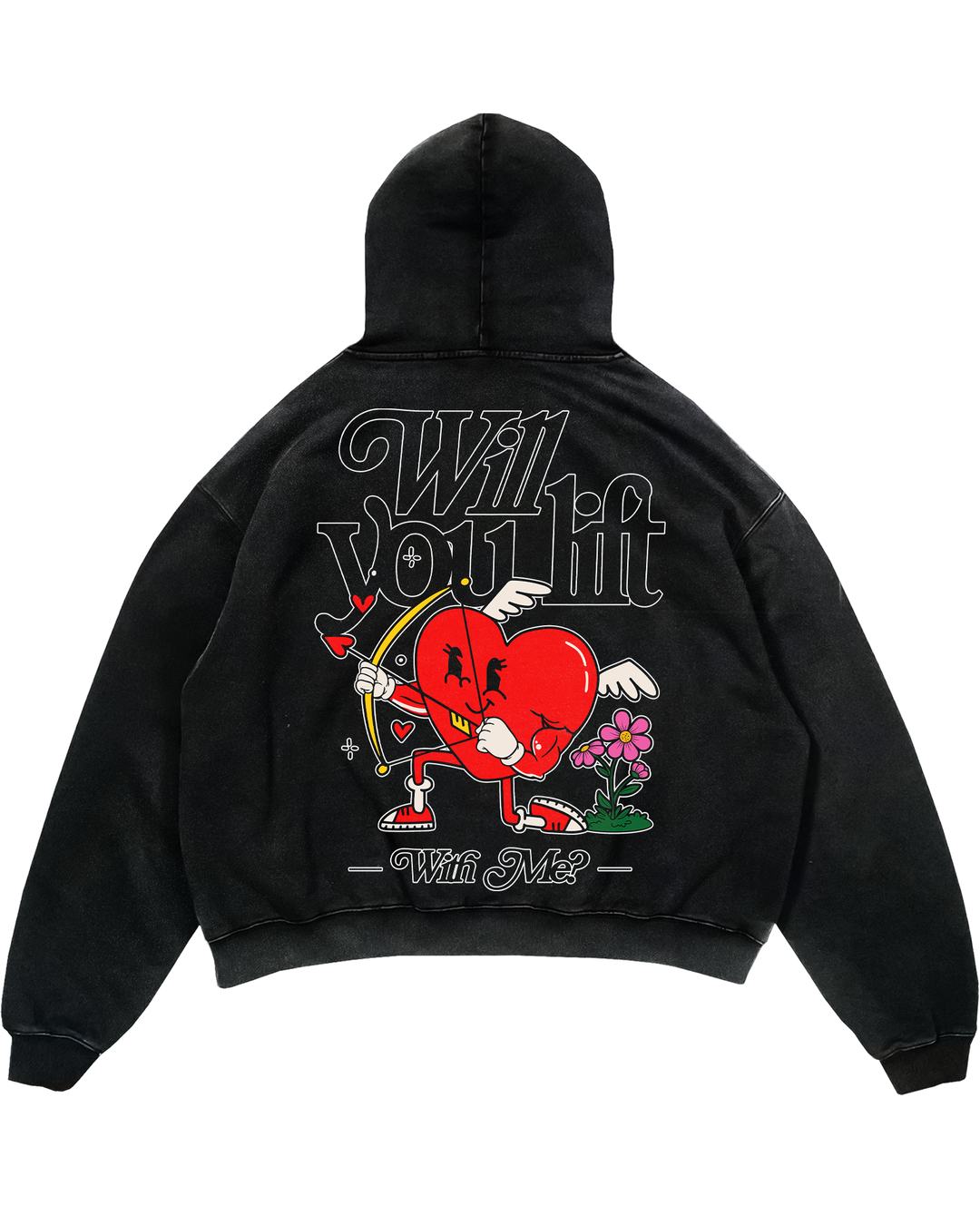 Will you lift with me? Oversized Hoodie