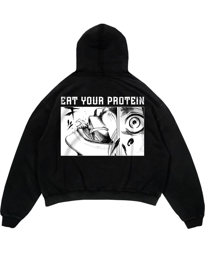 Eat Your Protein(Backprint) Oversized Hoodie