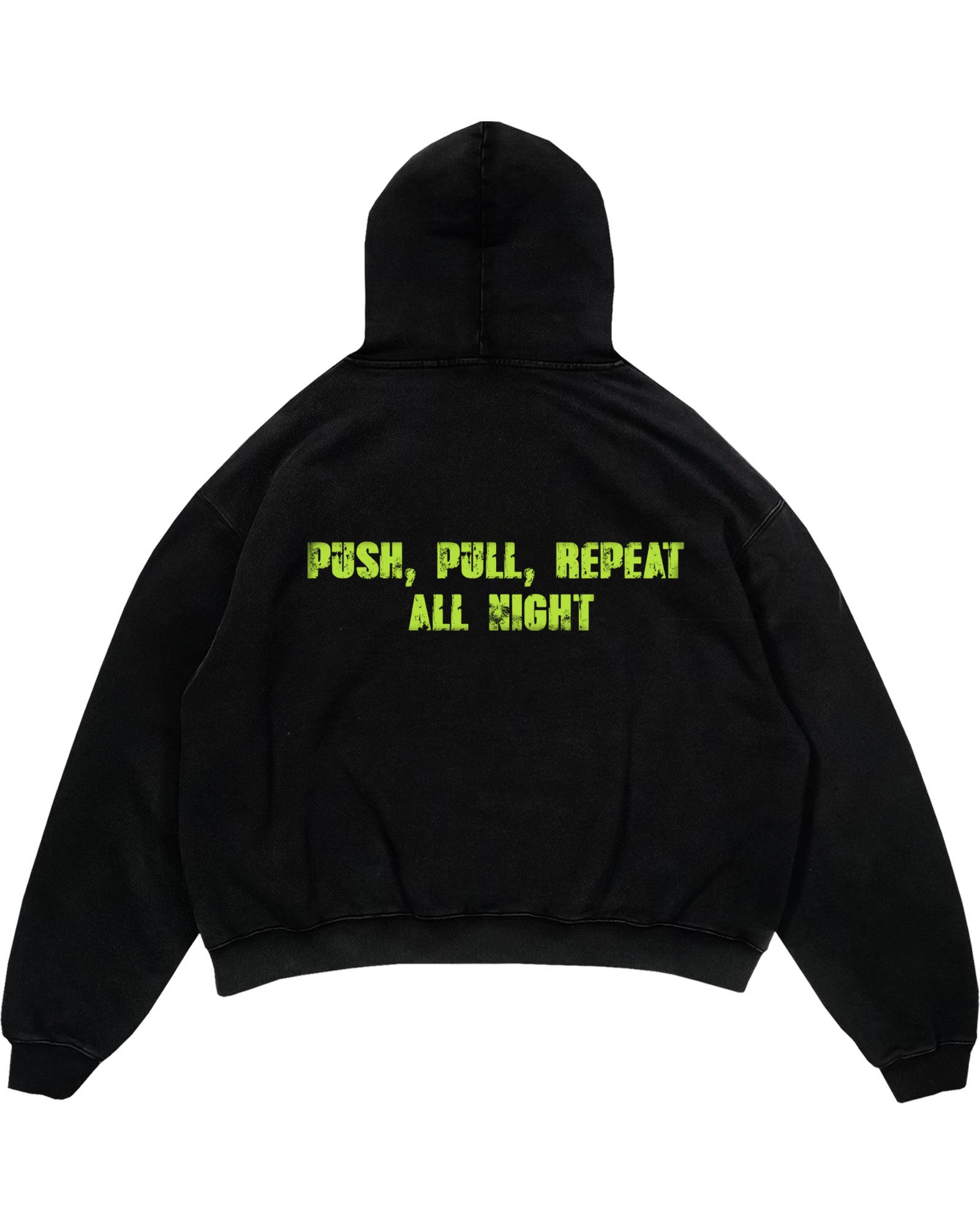 Push Pull Repeat Oversized (Backprint) Hoodie